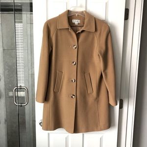 Preston & York Wool Coat beige/tan, size 10